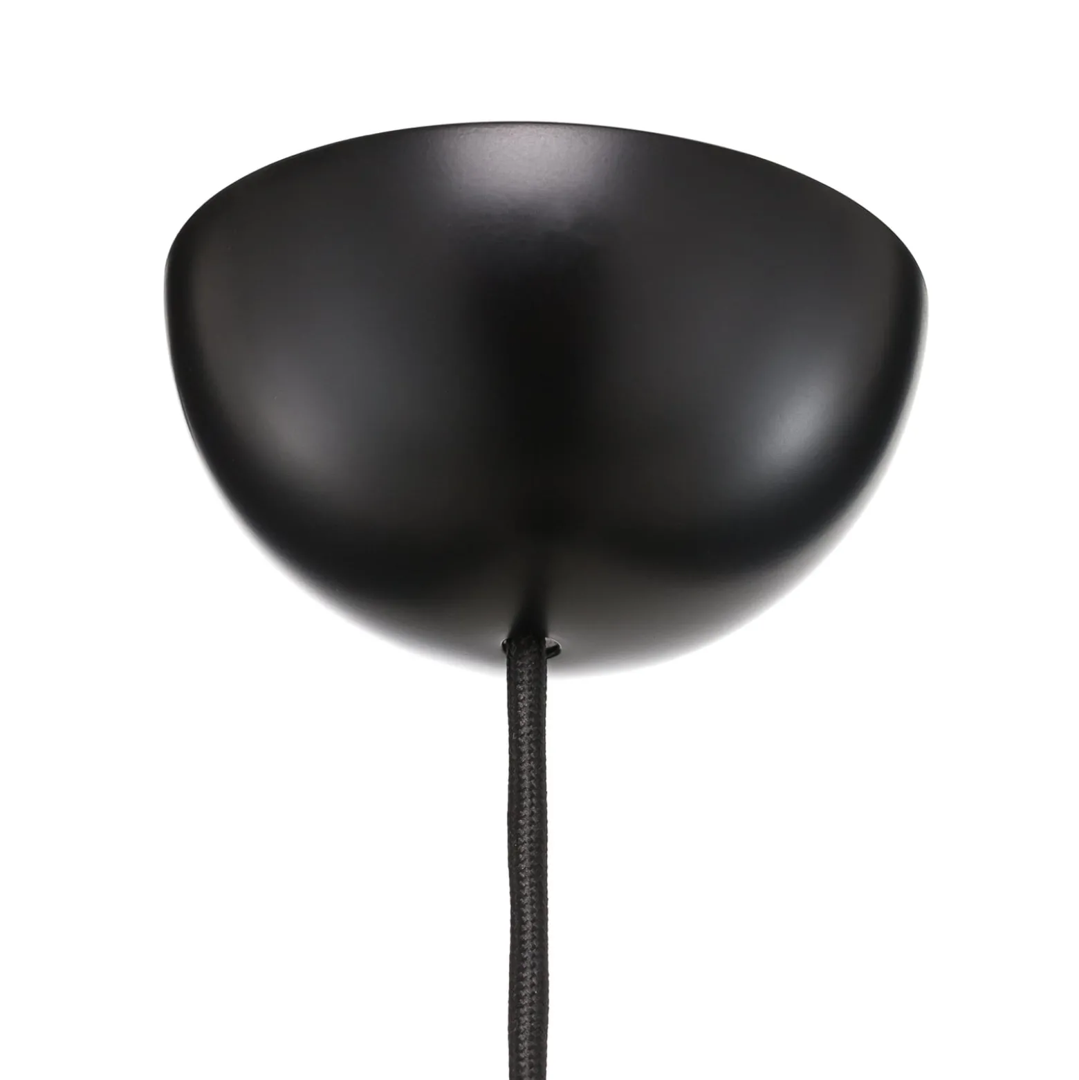 GUBI Hängeleuchte Semi, Ø 30 cm, schwarz
