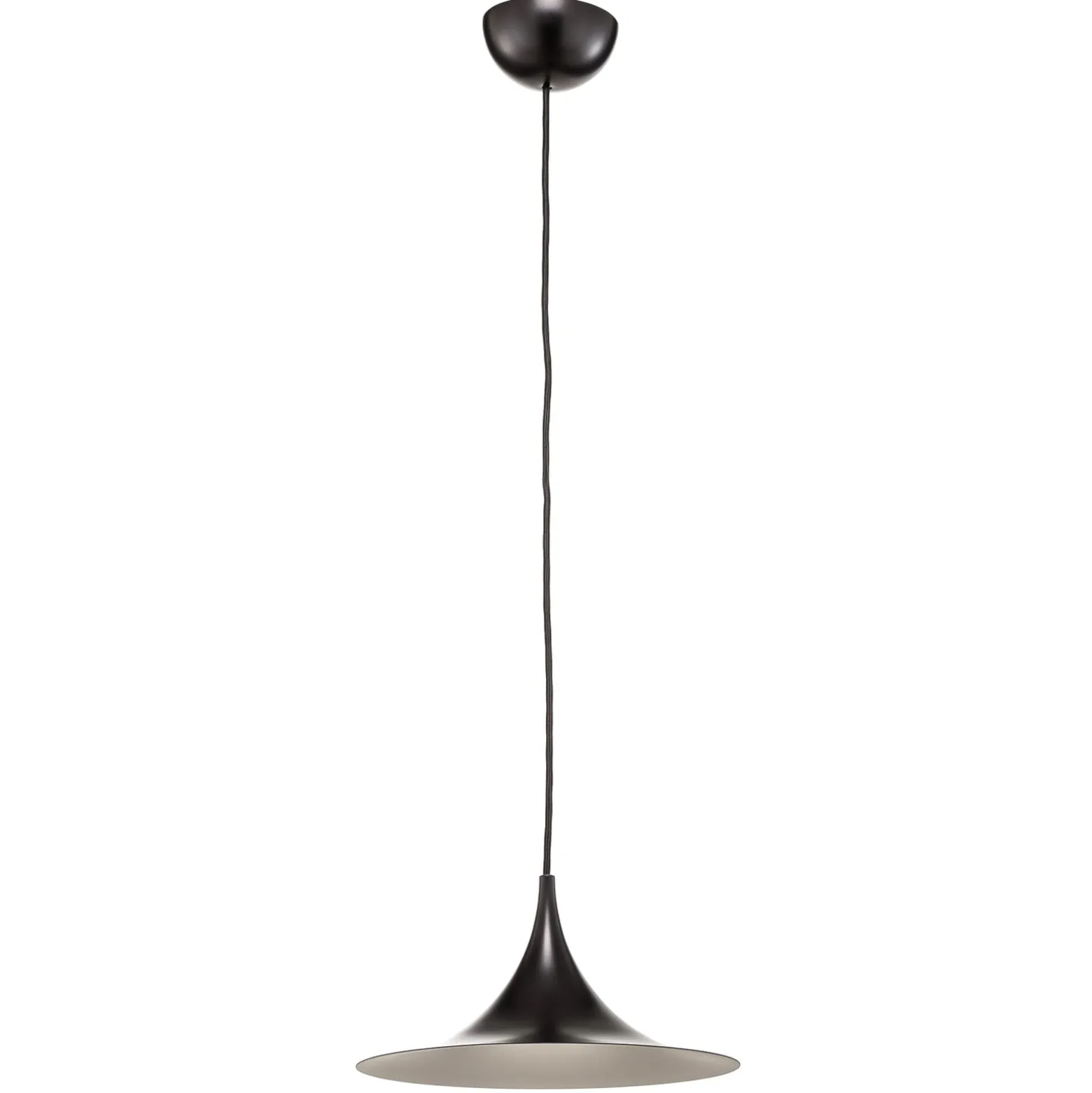 GUBI Hängeleuchte Semi, Ø 30 cm, schwarz