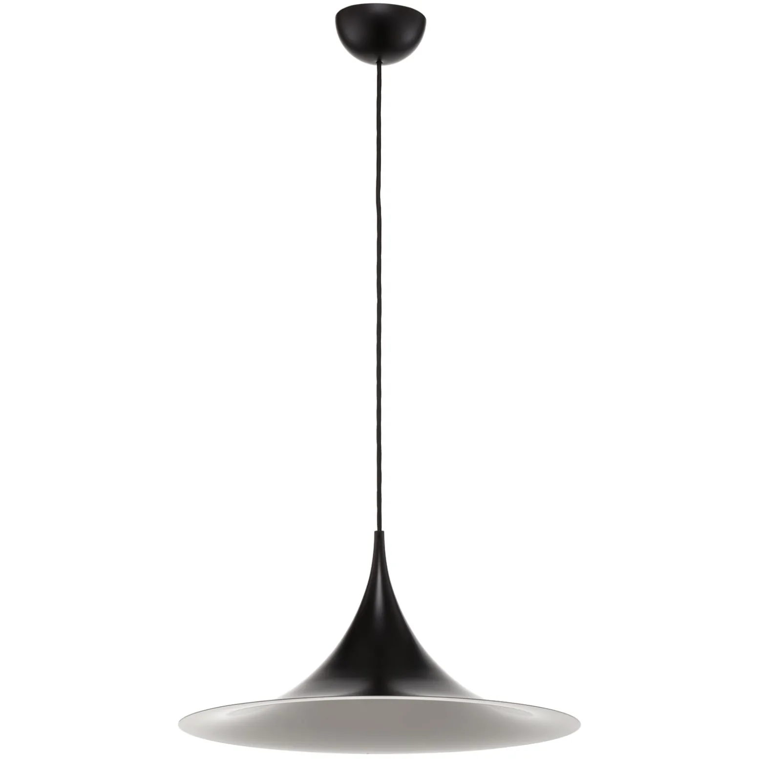 GUBI Hängeleuchte Semi, Ø 47 cm, schwarz