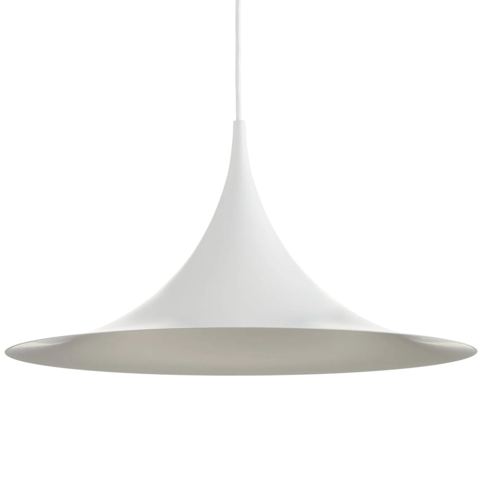 GUBI Hängeleuchte Semi, Ø 47 cm, weiß