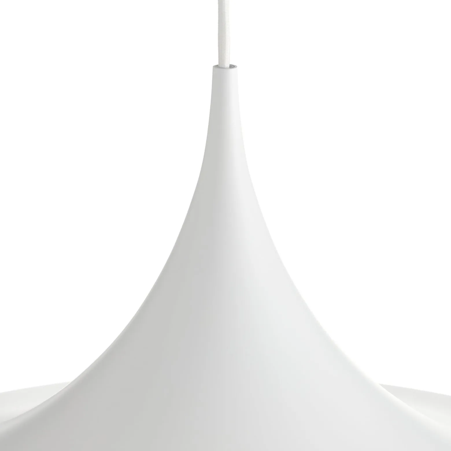 GUBI Hängeleuchte Semi, Ø 47 cm, weiß
