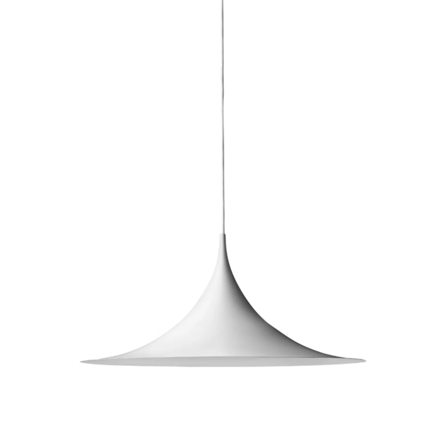 GUBI Hängeleuchte Semi, Ø 60 cm, weiß