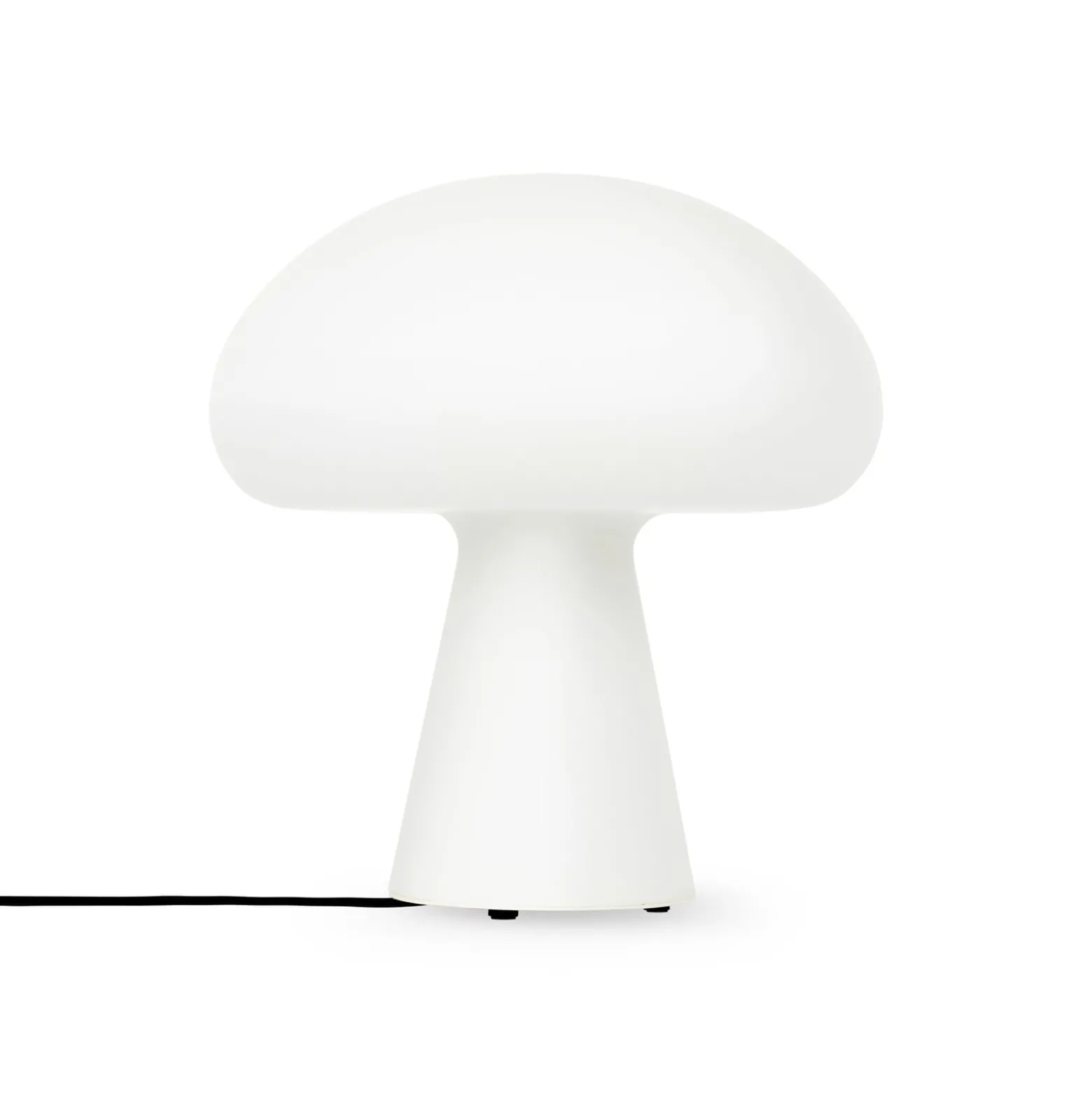 GUBI LED-Akku-Tischleuchte Obello, IP44, Glas gefrostet