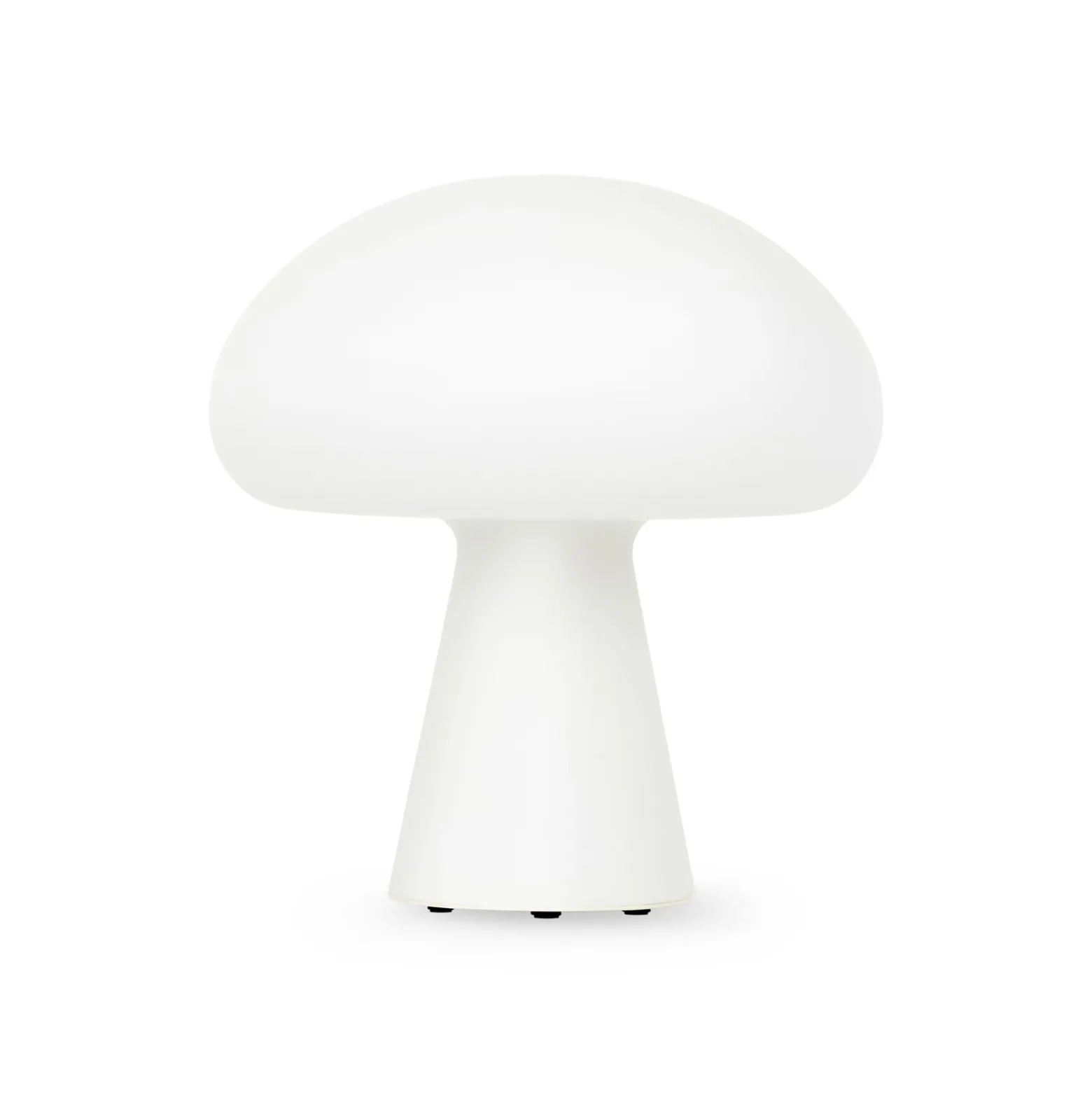 GUBI LED-Akku-Tischleuchte Obello, IP44, Glas gefrostet
