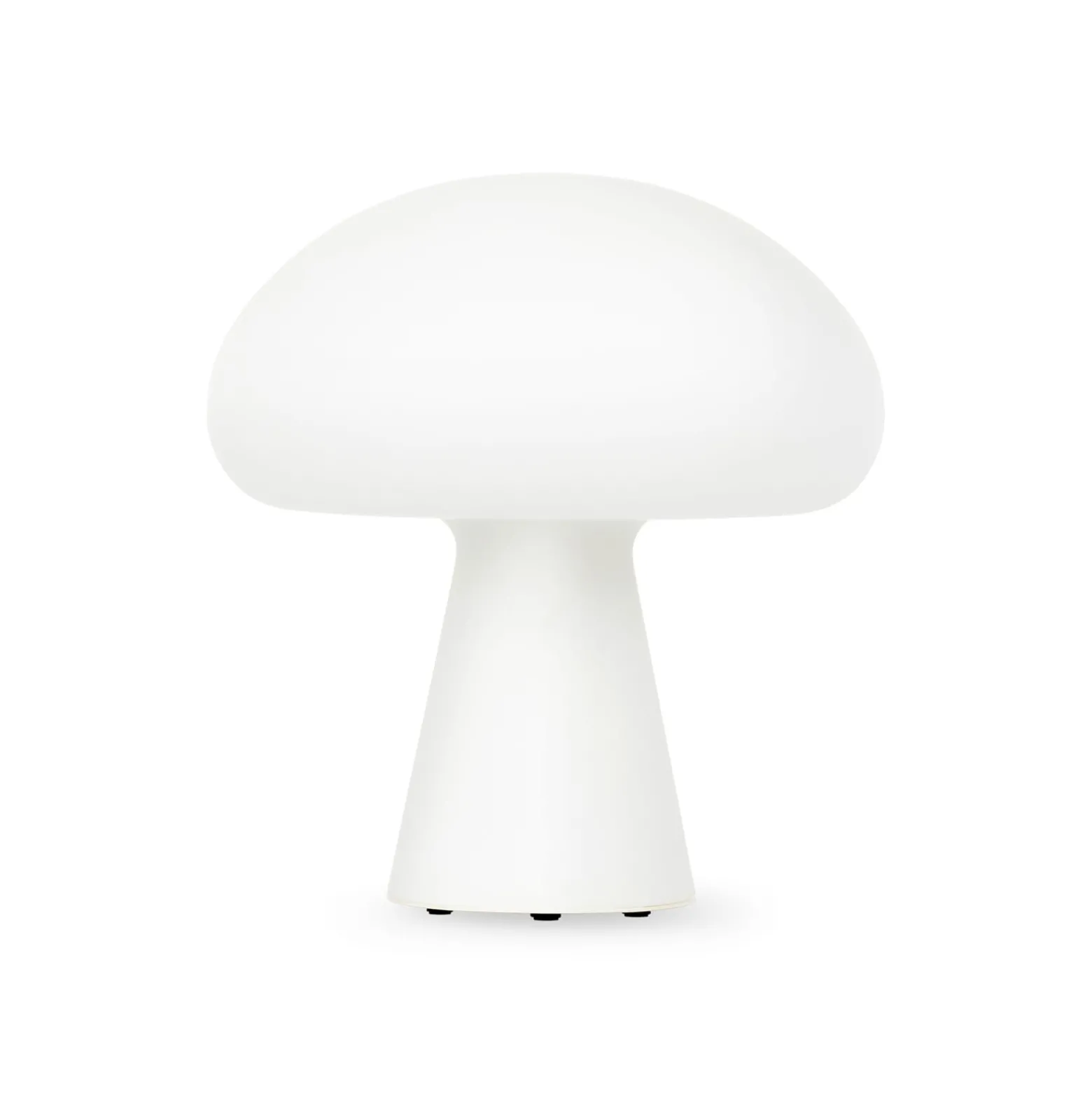 GUBI LED-Akku-Tischleuchte Obello, IP44, Glas gefrostet