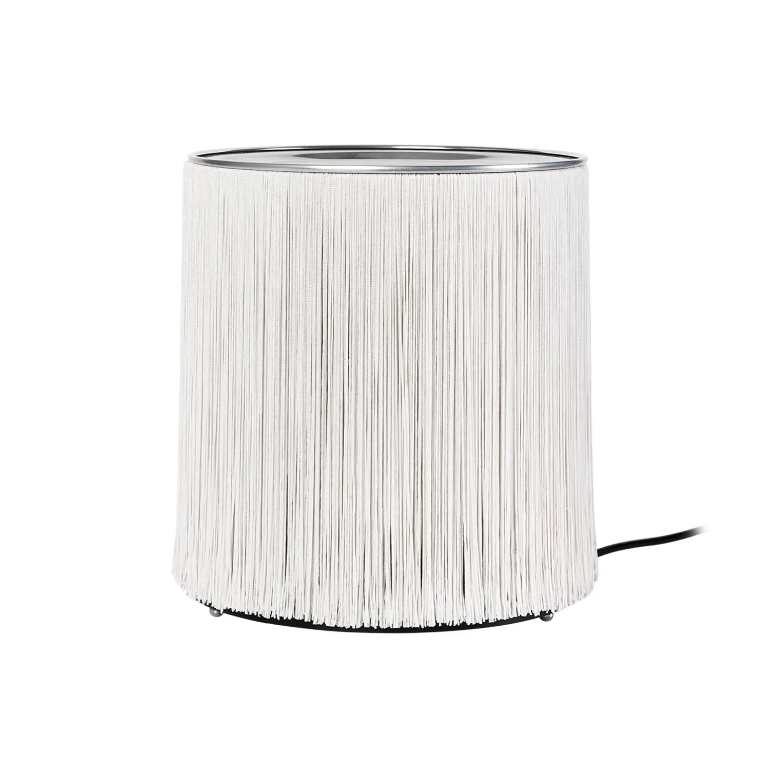 GUBI Tischleuchte Model 597, Aluminium, creme, Höhe 29 cm