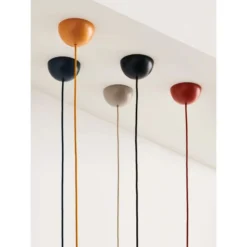 HAY E27-Pendelfassung COMMON, dunkelblau, Ø 4,5 cm