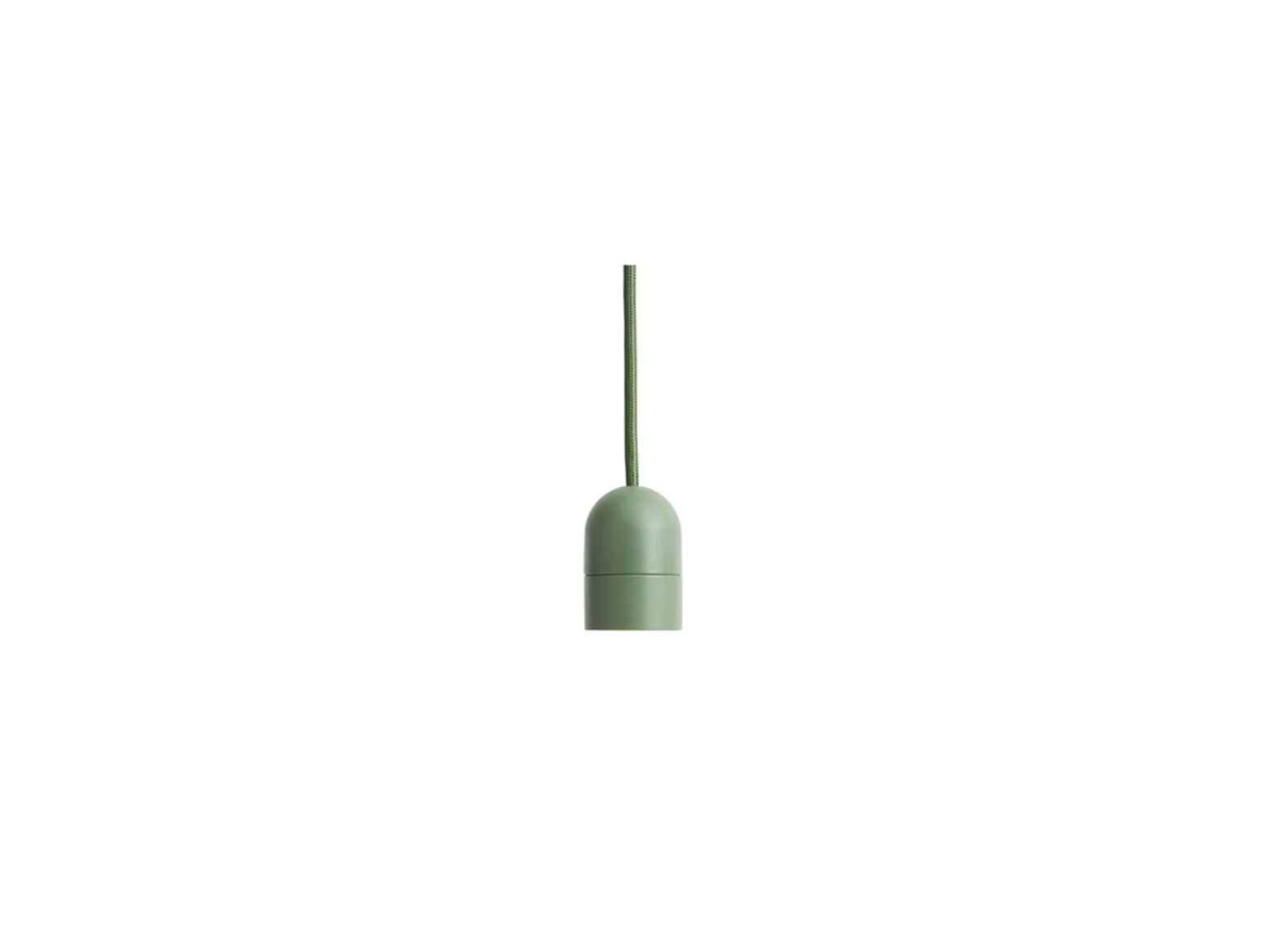 HAY E27-Pendelfassung COMMON, grün, Ø 4,5 cm
