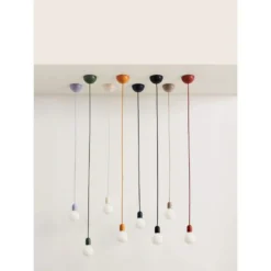 HAY E27-Pendelfassung COMMON, violett, Ø 4,5 cm