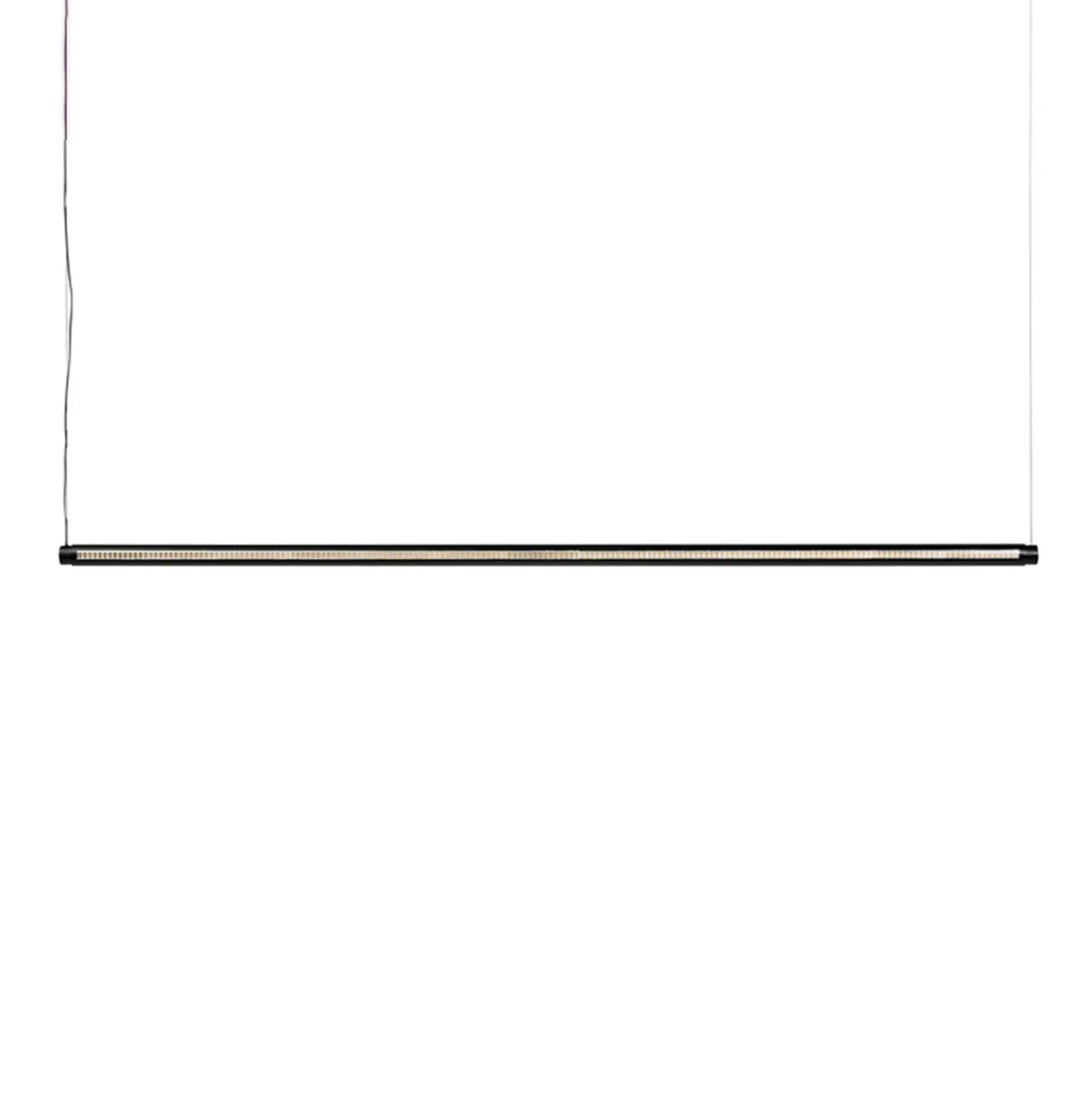 HAY Factor Linear LED-Hängelampe diffused, schwarz