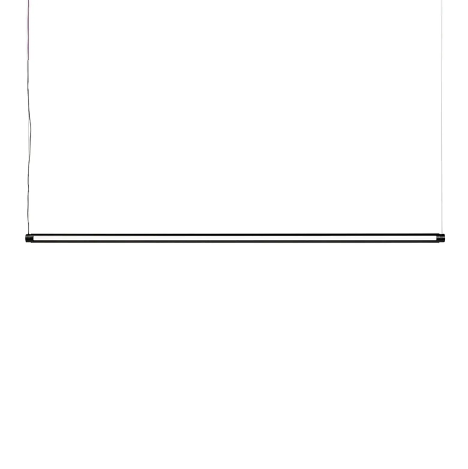 HAY Factor Linear LED-Hängelampe diffused, schwarz