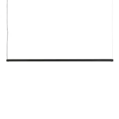 HAY Factor Linear LED-Hängelampe diffused, schwarz