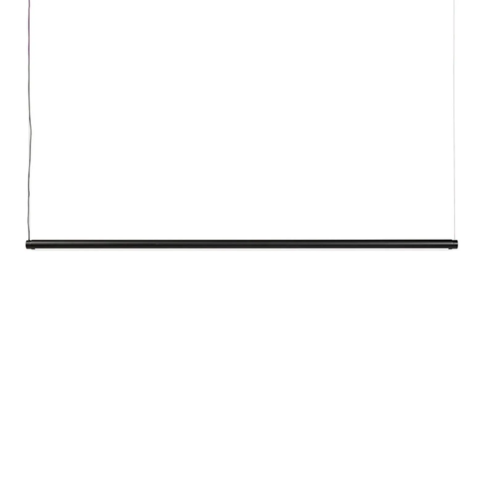 HAY Factor Linear LED-Hängelampe diffused, schwarz