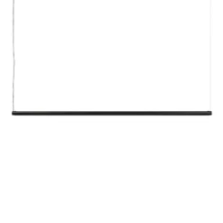 HAY Factor Linear LED-Hängelampe diffused, schwarz