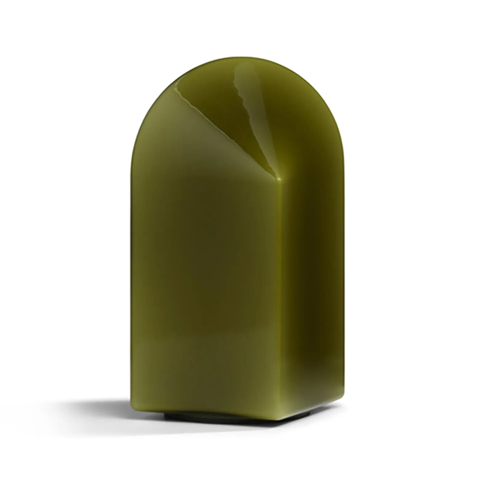 HAY Parade LED-Tischleuchte moosgrün Höhe 24 cm