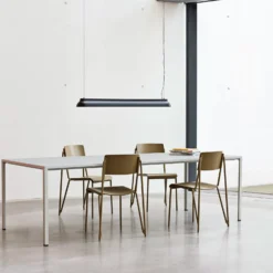 HAY PC Linear LED-Hängeleuchte, schwarz