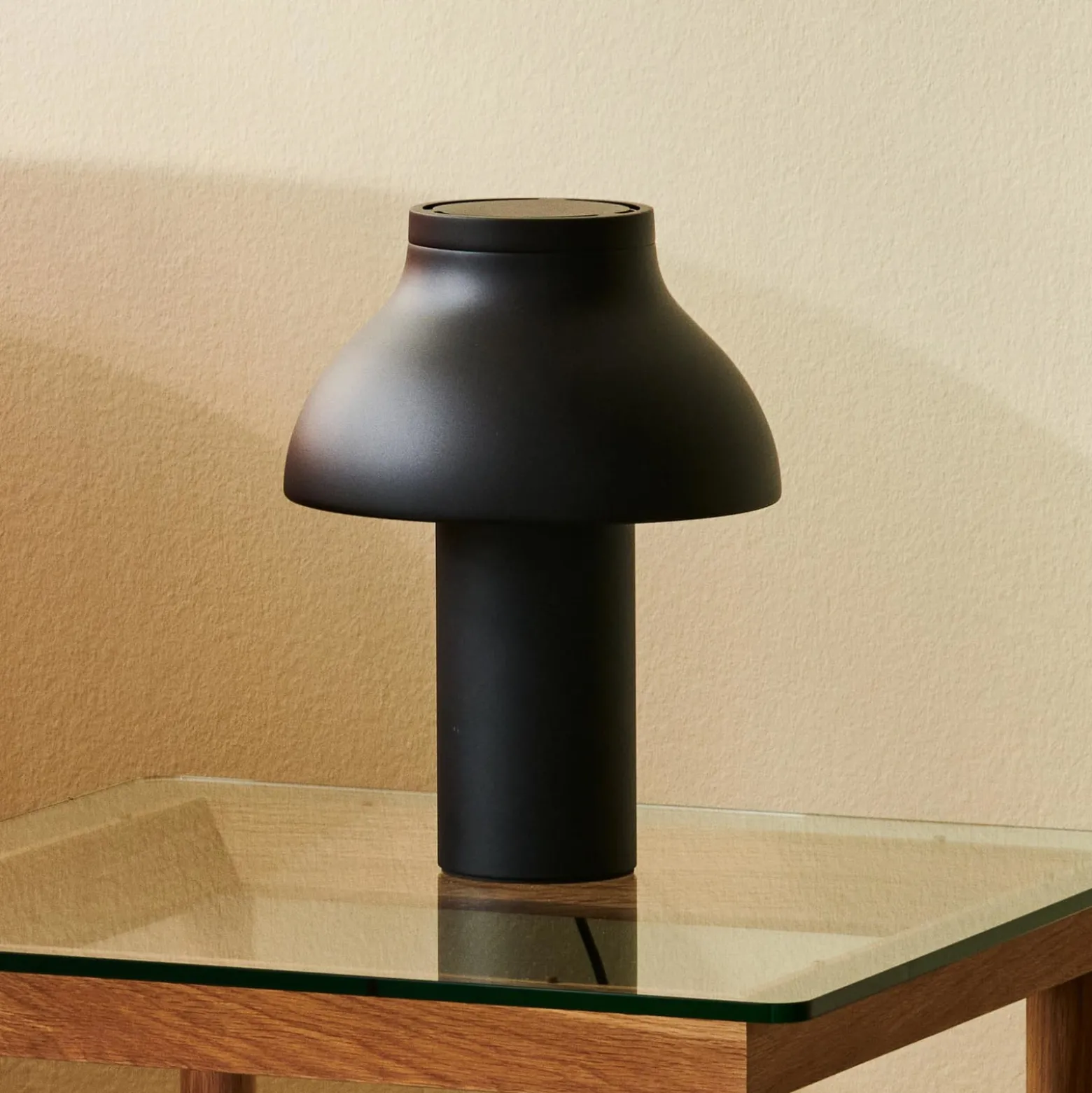 HAY PC Tischleuchte Aluminium, schwarz, Höhe 33 cm