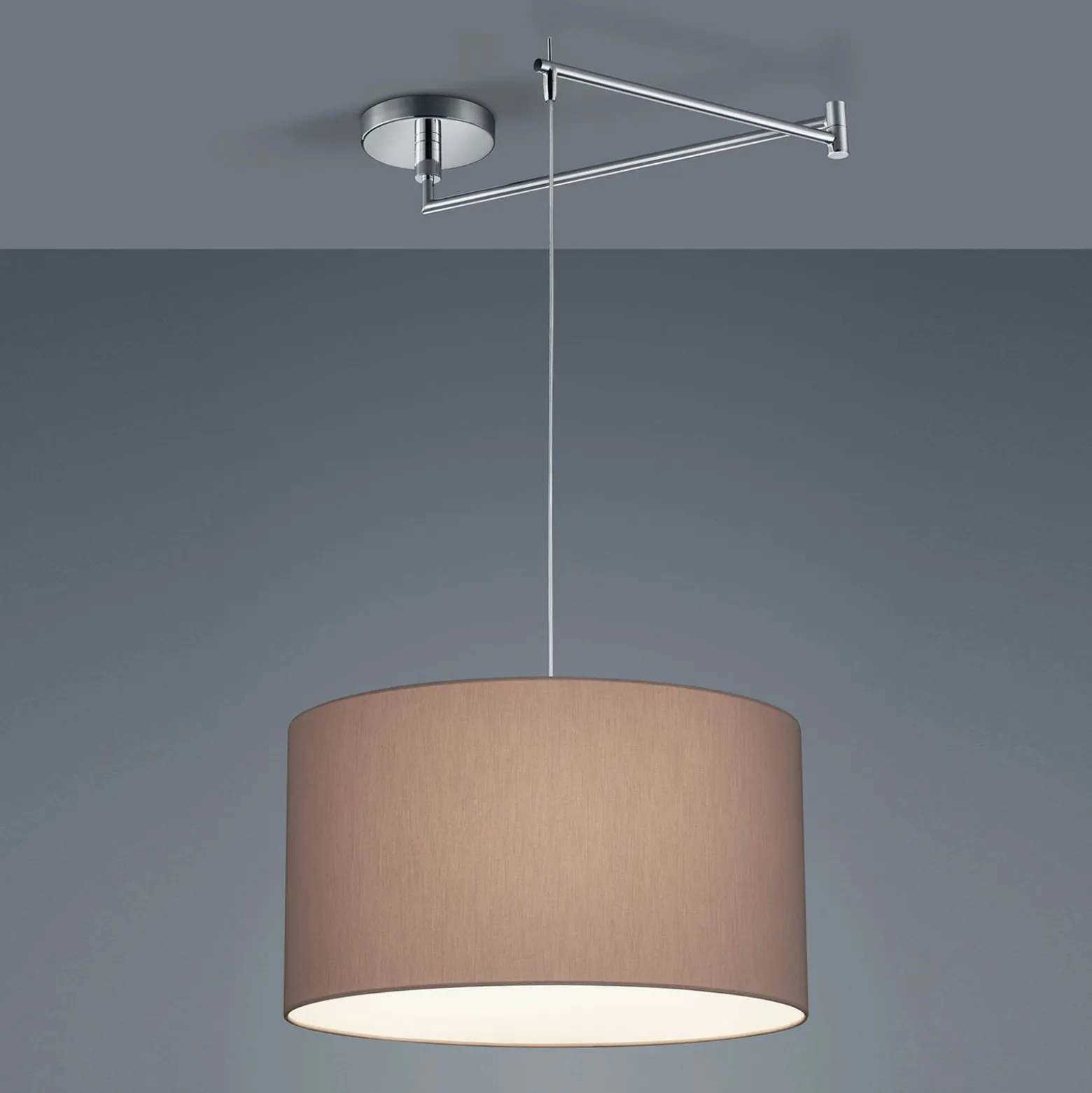 Helestra Certo Pendellampe Zylinder 1fl. mocca