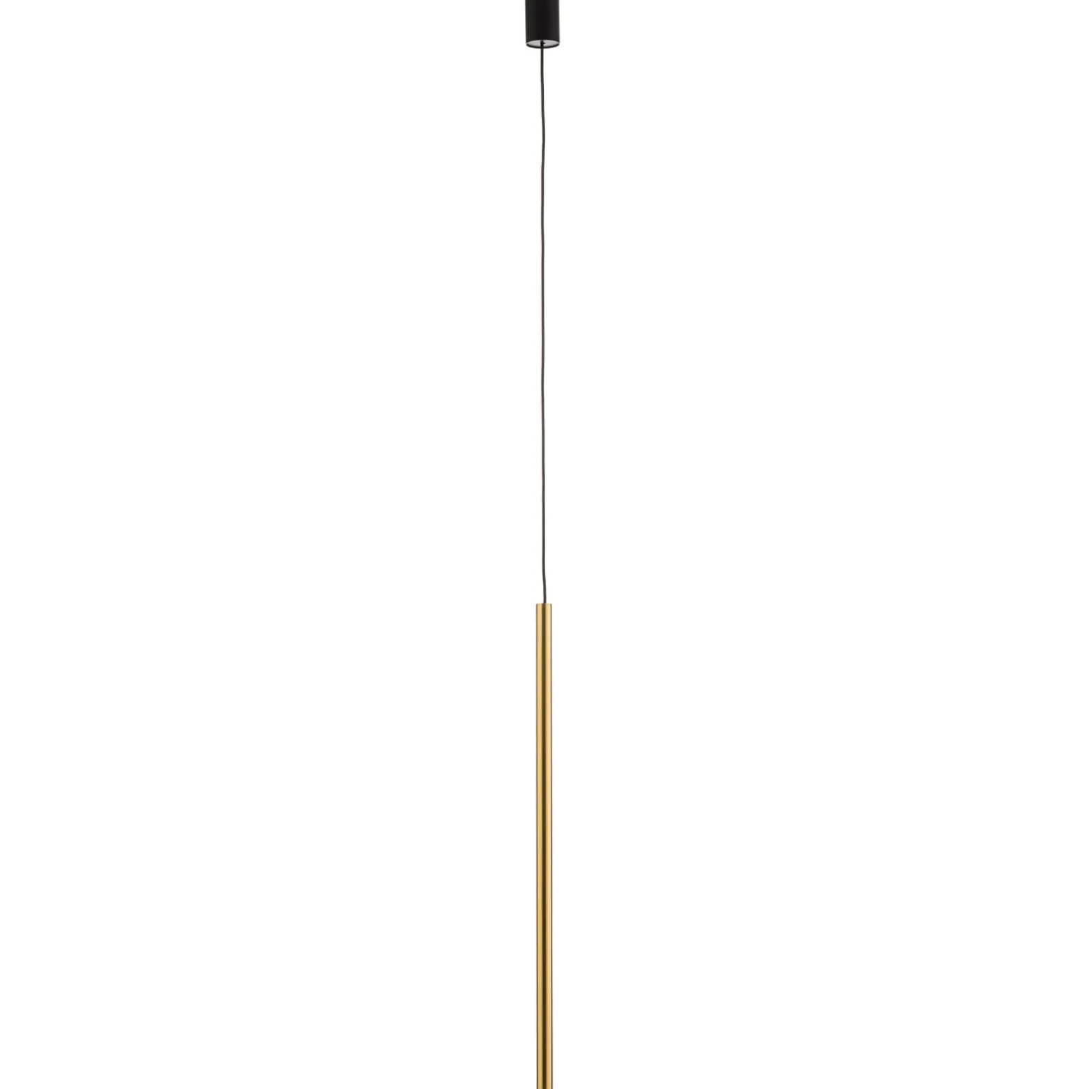 Hängelampe Laser, einflammig, messing, Schirm 75cm
