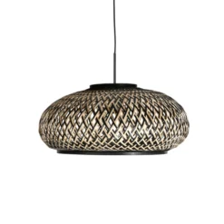 Hängelampe Sparkled Light 4476ZW, Bambusgeflecht, Ø 50 cm