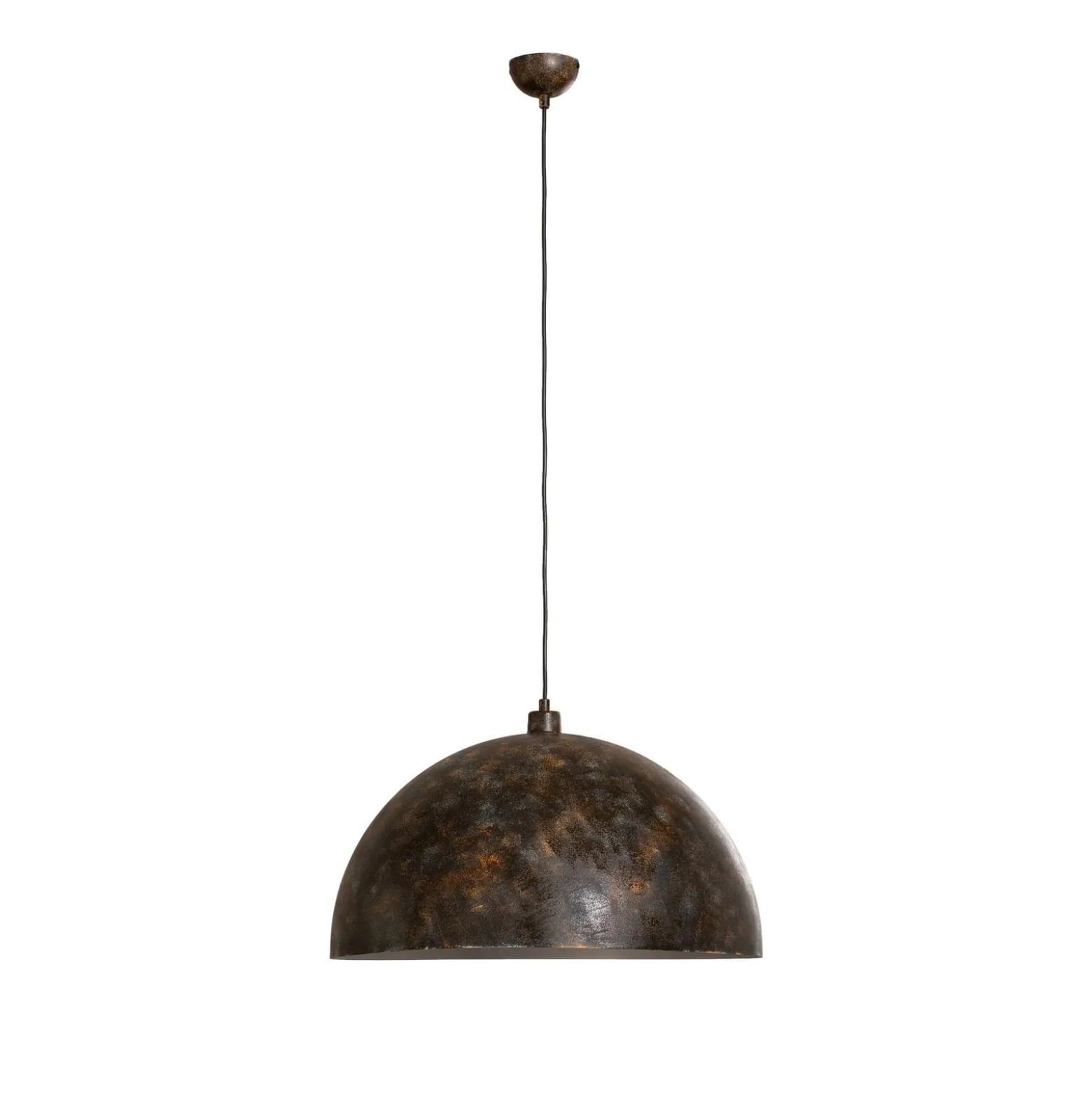 Hängeleuchte Berceste, Ø 60 cm, altmessing, Metall