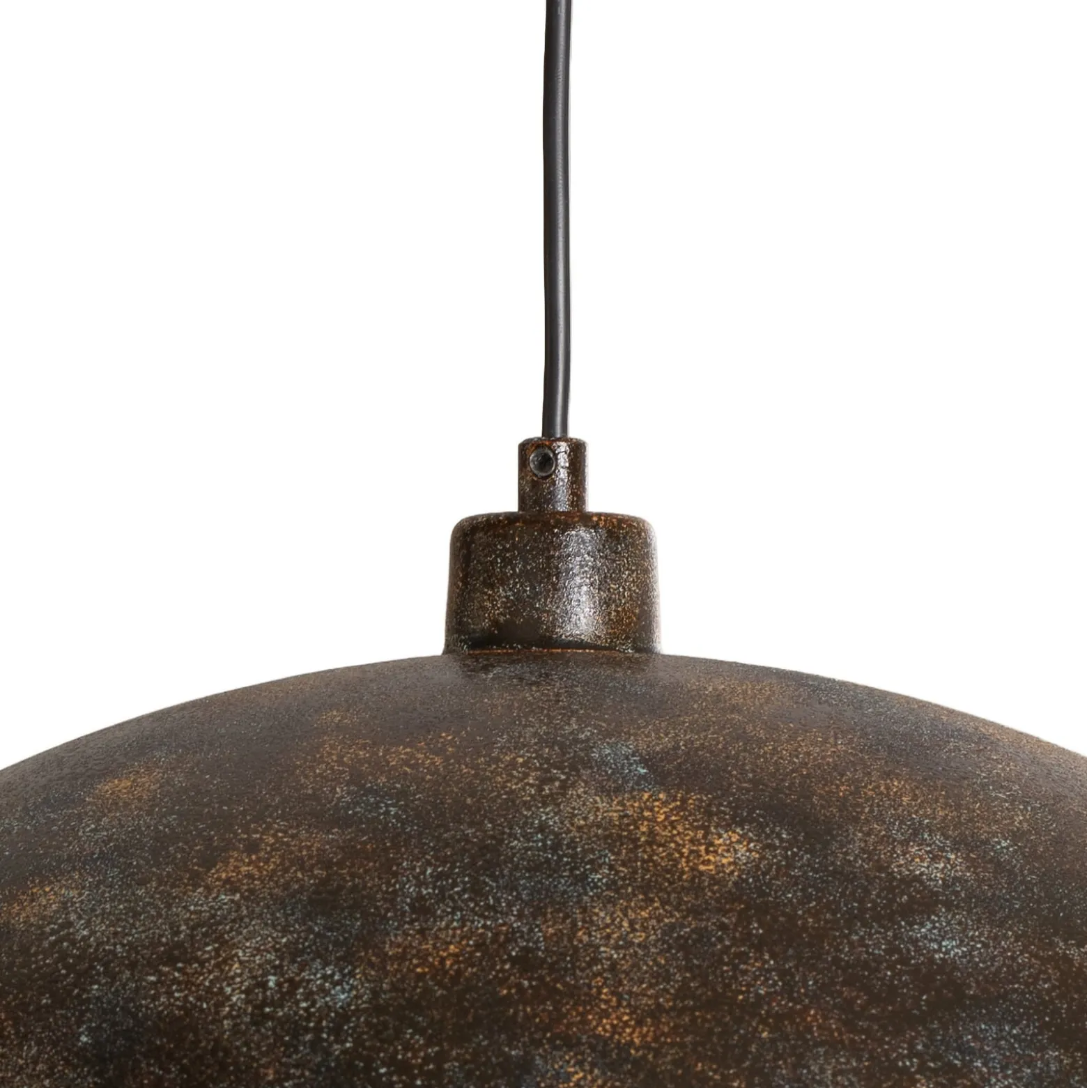 Hängeleuchte Berceste, Ø 60 cm, altmessing, Metall
