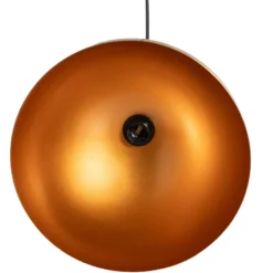 Hängeleuchte Berceste, goldfarben, Metall, Ø 40 cm, E27