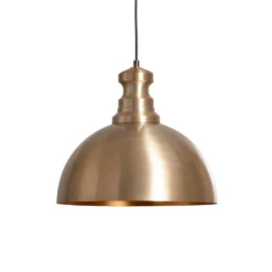 Hängeleuchte Berceste, goldfarben, Metall, Ø 40 cm, E27