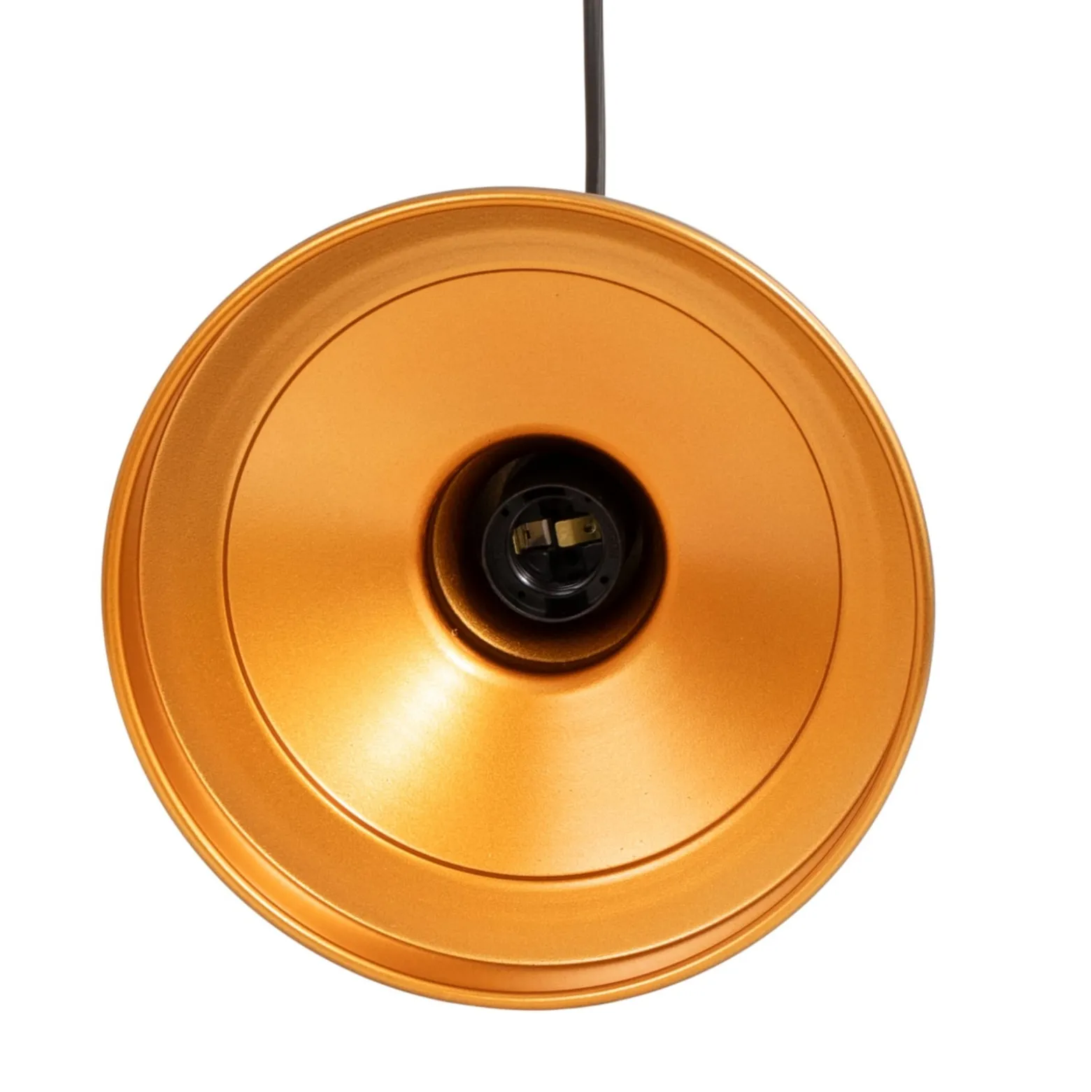 Hängeleuchte Berceste, goldfarben, Metall, Ø 22 cm, E27