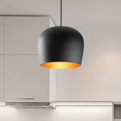 Hängeleuchte Berceste N-1409, schwarz, Eisen, Ø 23 cm
