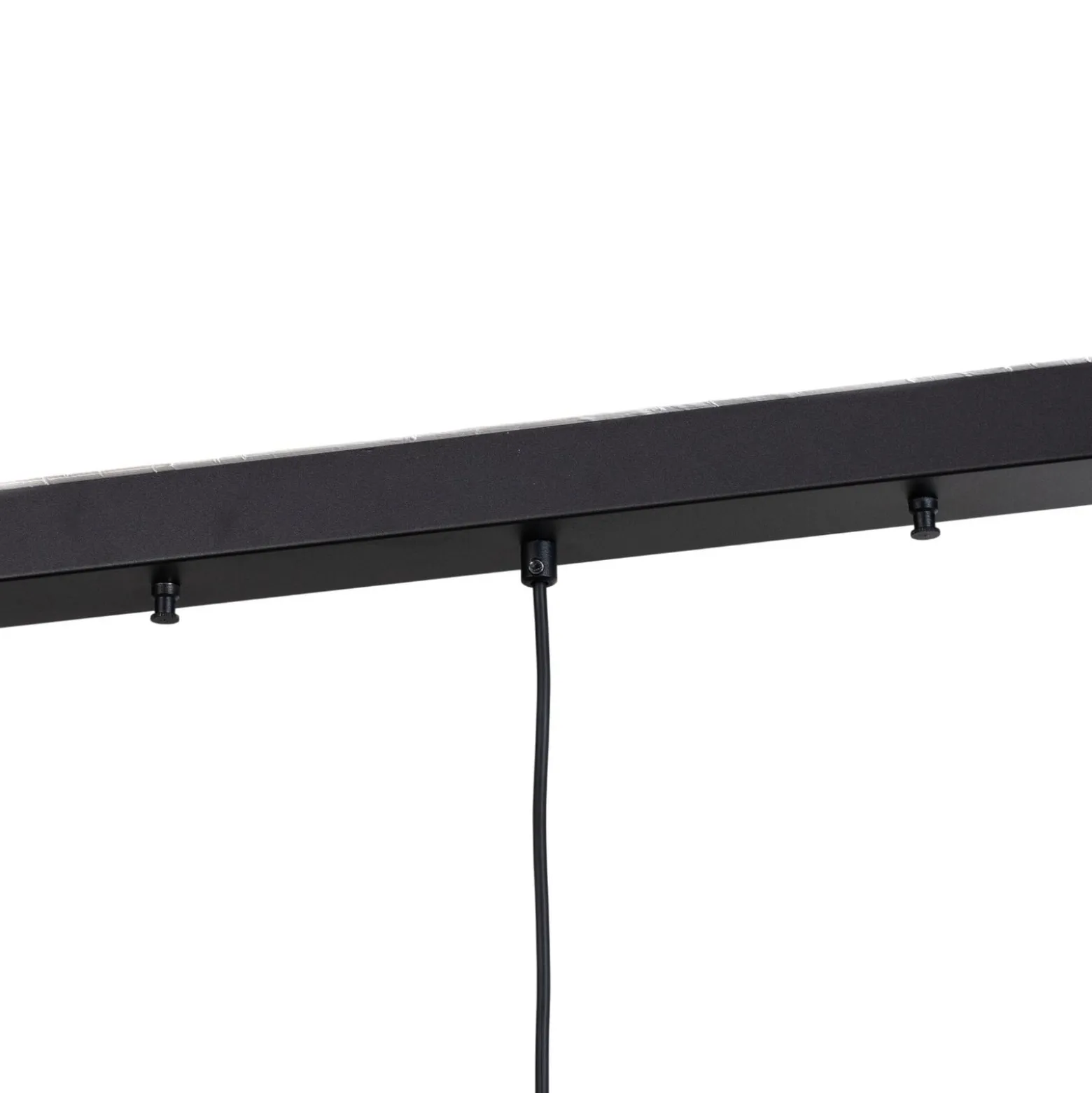 Hängeleuchte Berceste, schwarz, 3-flammig, Länge 140 cm