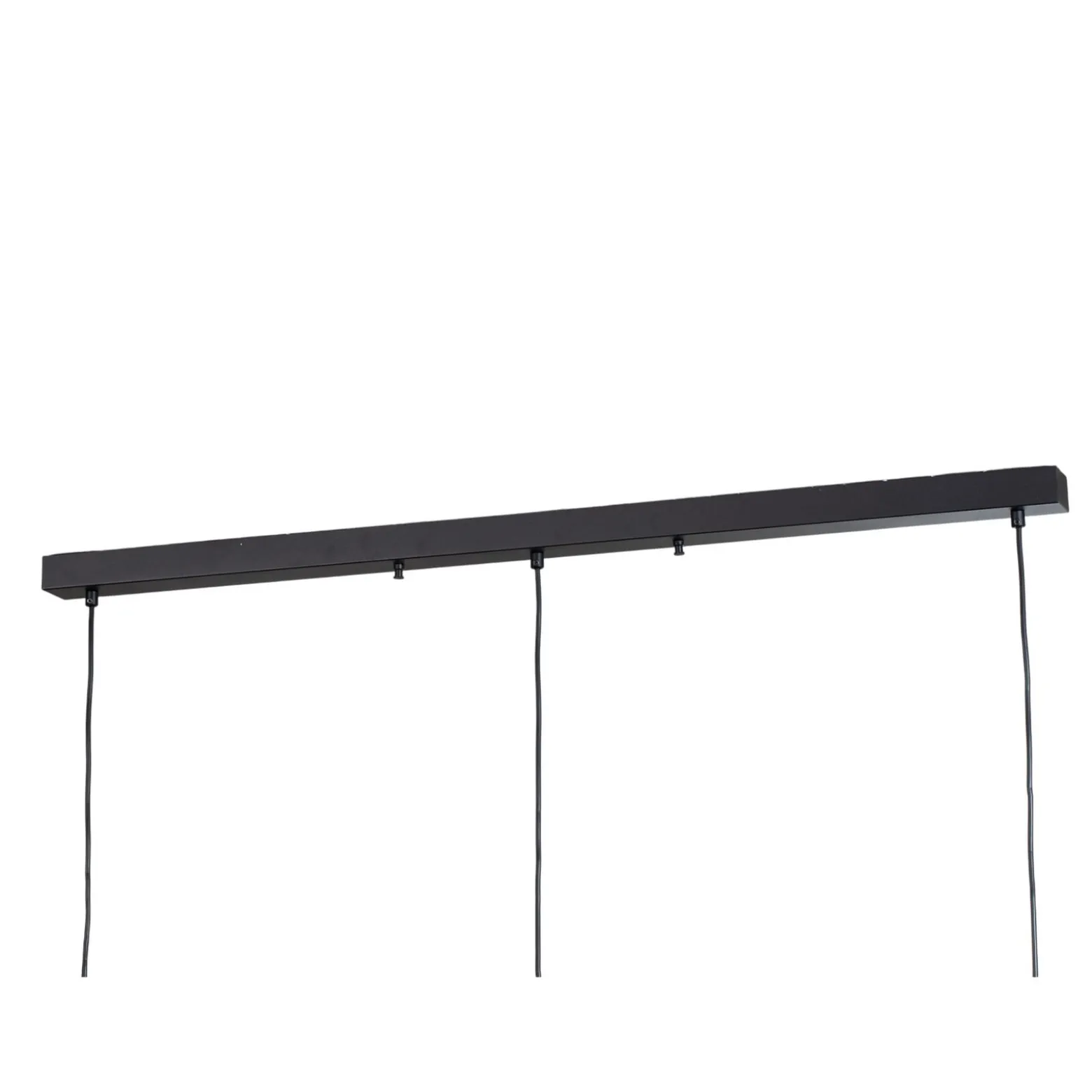 Hängeleuchte Berceste, schwarz, 3-flammig, Länge 140 cm