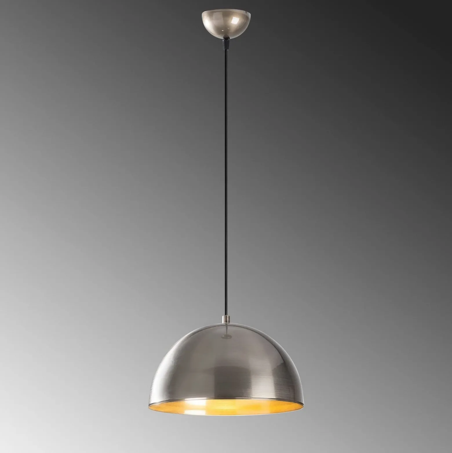 Hängeleuchte Berceste 231-S, silberfarben, Metall, Ø 30 cm