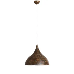 Hängeleuchte Bitlislim, antikbraun, Ø 41 cm, Metall, E27