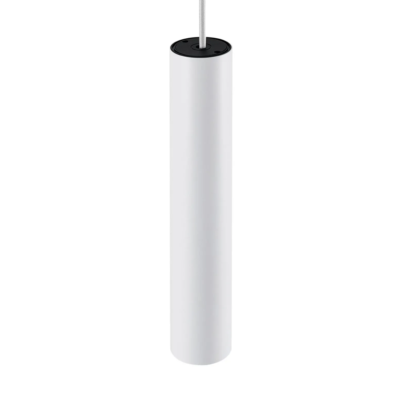 Hängeleuchte CAN, weiß, Höhe 35 cm, Ø 6 cm, Metall, GU10