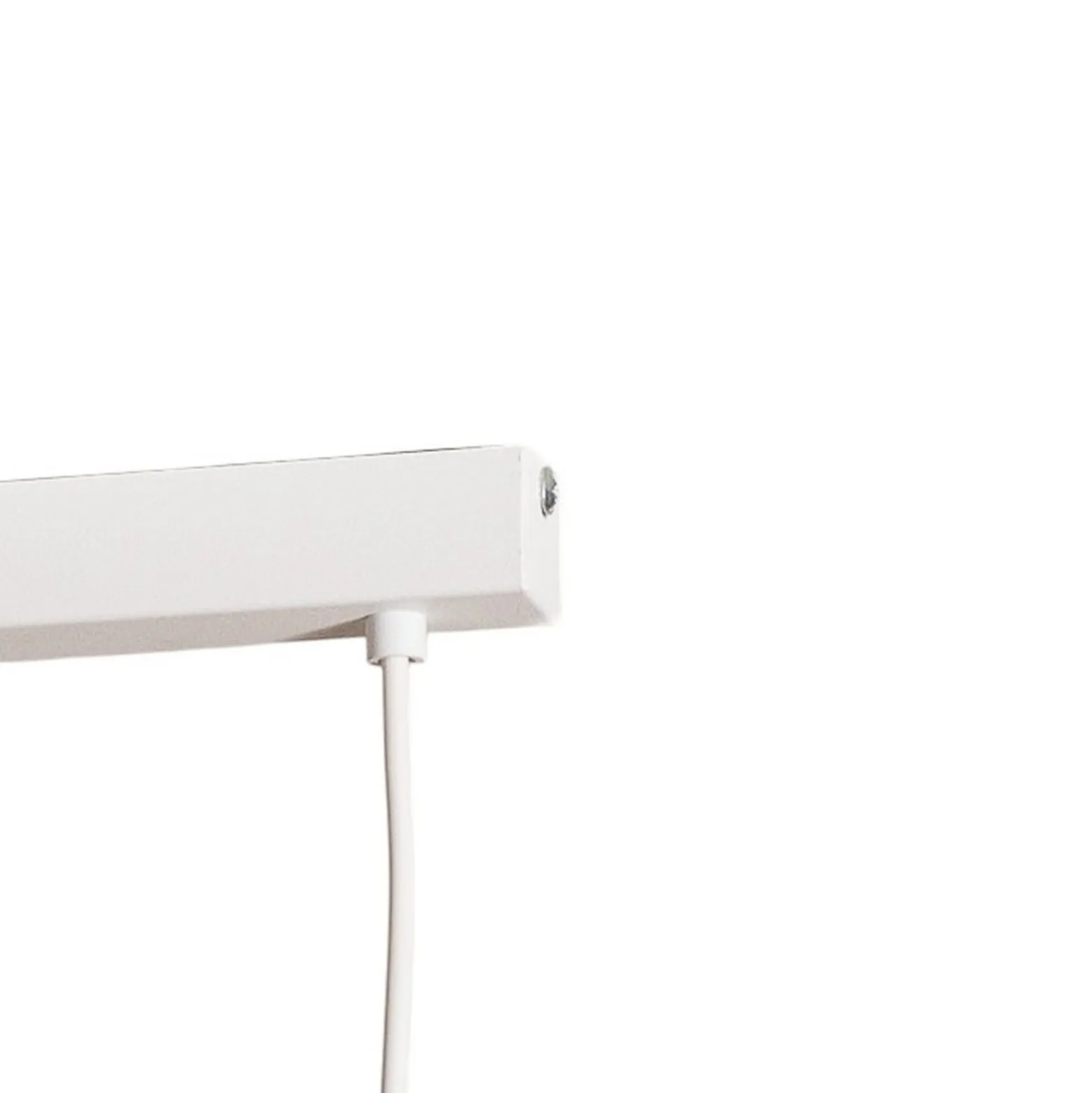 Hängeleuchte Cono, dreiflammig, linear, Länge 75 cm, weiß