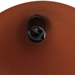 Hängeleuchte Cono, einflammig, Ø 27 cm, ziegelrot