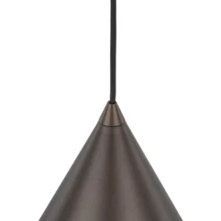 Hängeleuchte Cono, einflammig, Ø 27 cm, bronzefarben