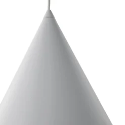 Hängeleuchte Cono, weiß, Ø 27 cm, Stahl, einflammig