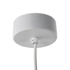 Hängeleuchte Cono, weiß, Ø 27 cm, Stahl, einflammig