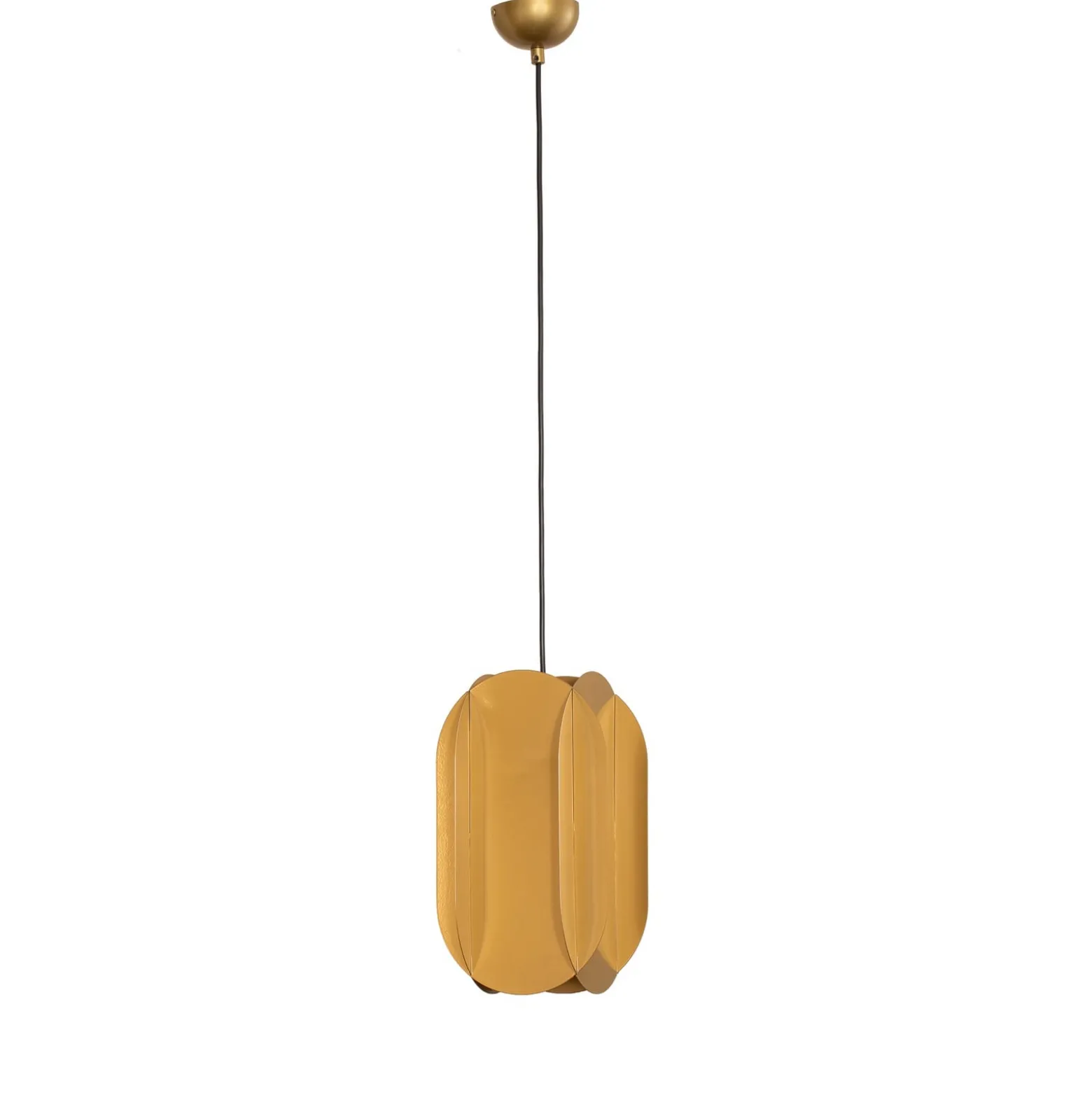 Hängeleuchte Corner, goldfarben, Höhe 35 cm, Metall, E27