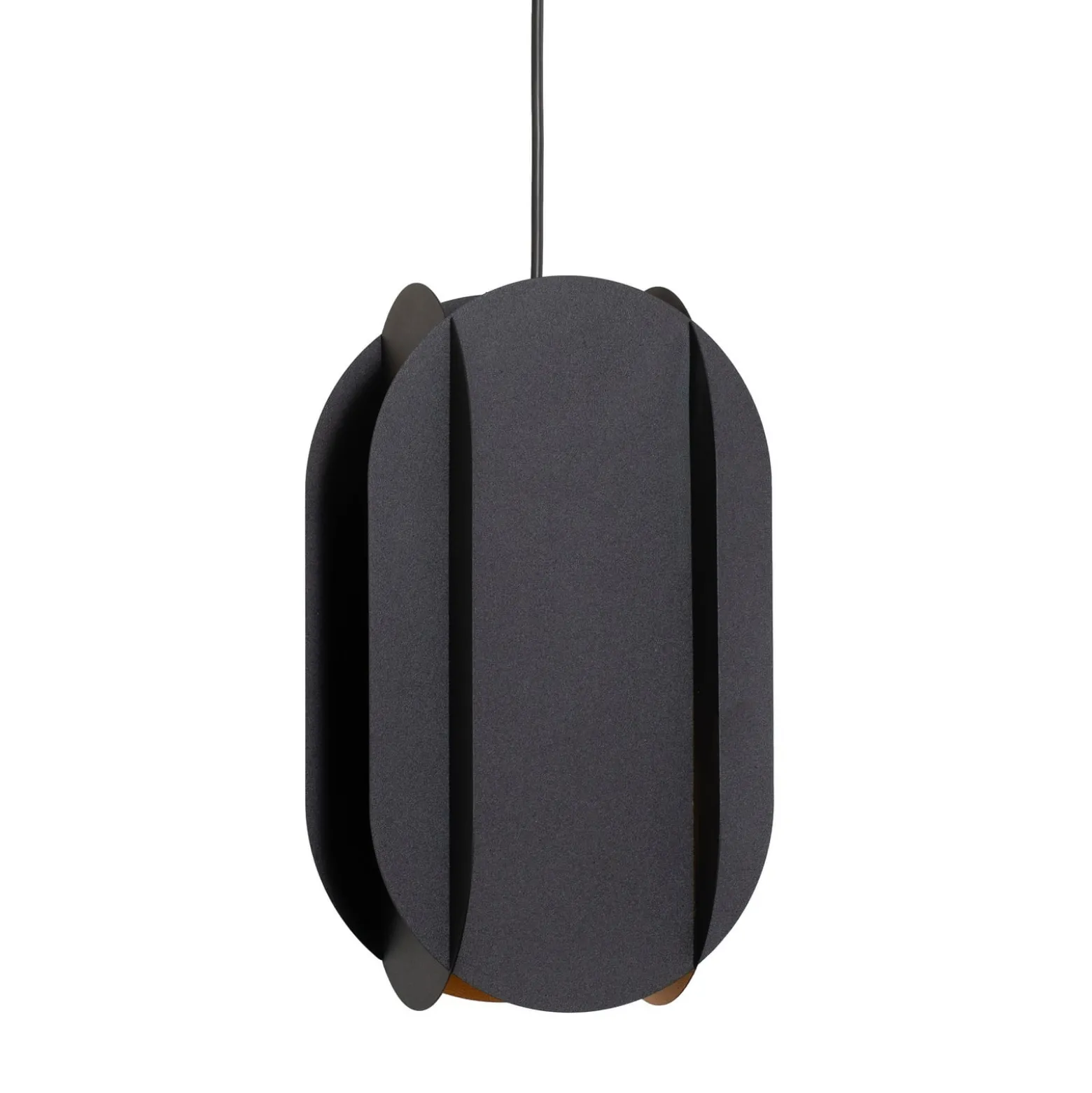 Hängeleuchte Corner, schwarz, Höhe 35 cm, Metall, E27