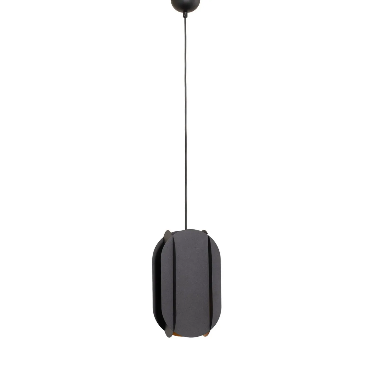 Hängeleuchte Corner, schwarz, Höhe 35 cm, Metall, E27