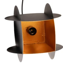 Hängeleuchte Corner, schwarz, 25 x 25 cm, Metall, E27