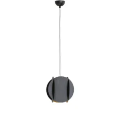 Hängeleuchte Corner, schwarz, 25 x 25 cm, Metall, E27