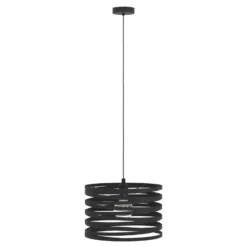 Hängeleuchte Cremella, Ø 37 cm, schwarz, Stahl