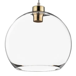 Hängeleuchte Cubus, transparent, Glas, Ø 30 cm, E27