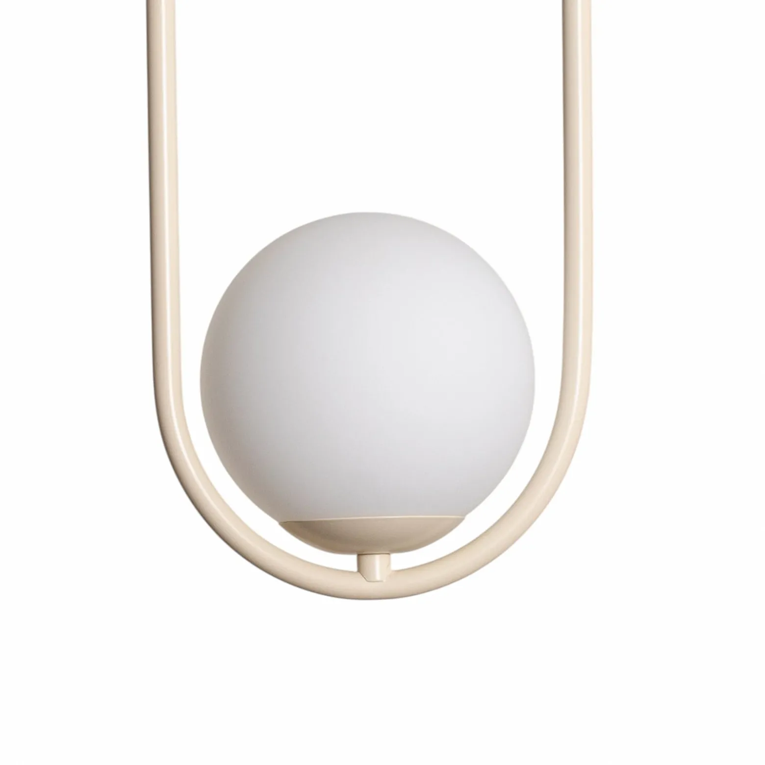 Hängeleuchte Dione, opal/creme, 1-flammig