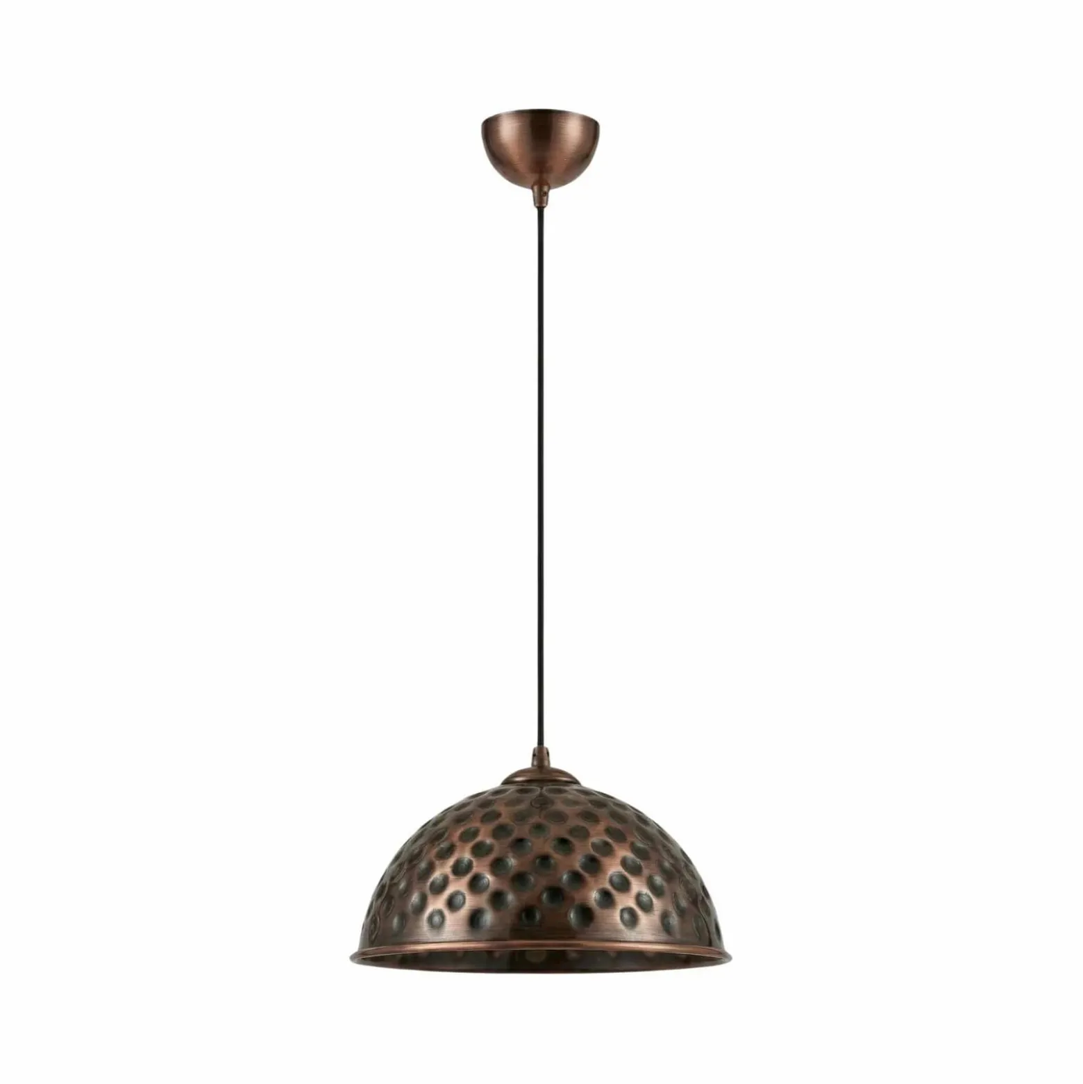 Hängeleuchte ECHO, kupferfarben, Ø 26 cm, Metall, E27