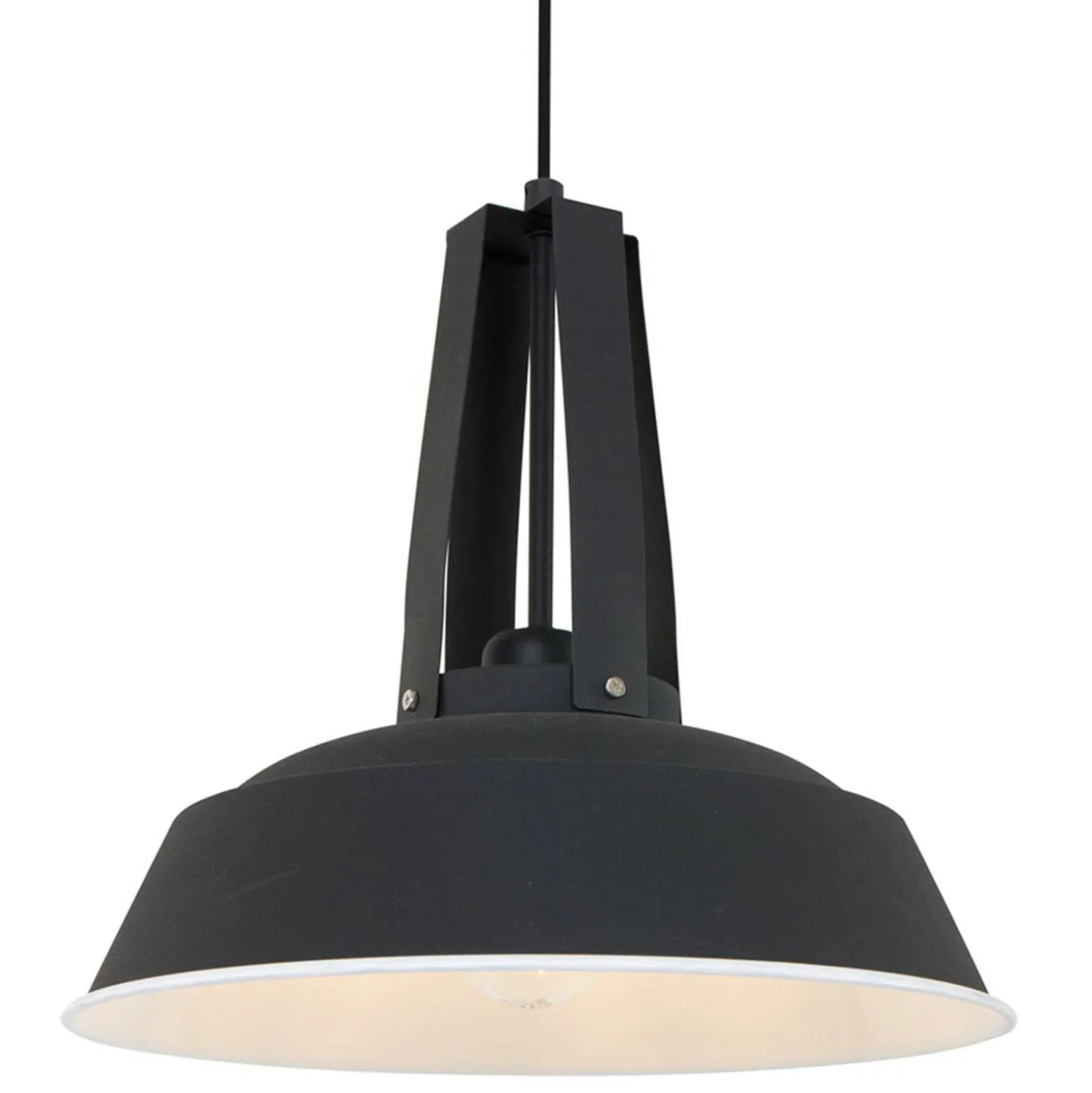 Hängeleuchte Eden, schwarz, Metall, E27-Fassung